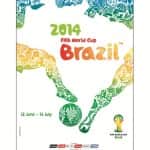 Cartaz oficial da Copa do Mundo 2014 no Brasil