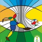 Cartaz da Copa 2014 no Brasil : Cidades-Sede, Brasí­lia, Distrito Federal (DF)