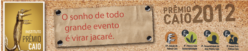 Tela do site Príªmio Caio 2012